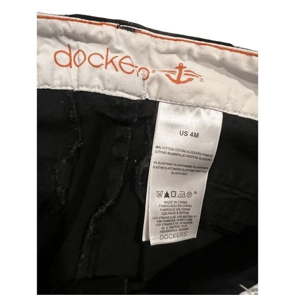 Dockers Women's black Chinos pants size 4 - Picture 4 of 5